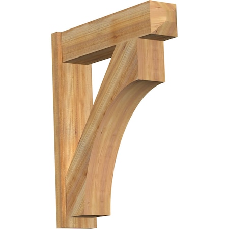 Ekena Millwork Westlake Craftsman Rough Sawn Outlooker, Western Red Cedar, 8"W x 32"D x 38"H OUT08X32X38WTL04RWR